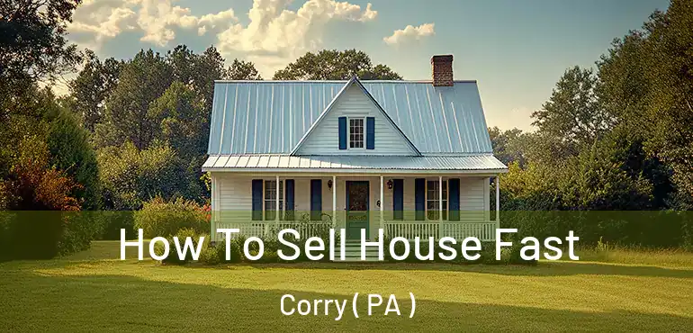  How To Sell House Fast Corry ( PA )