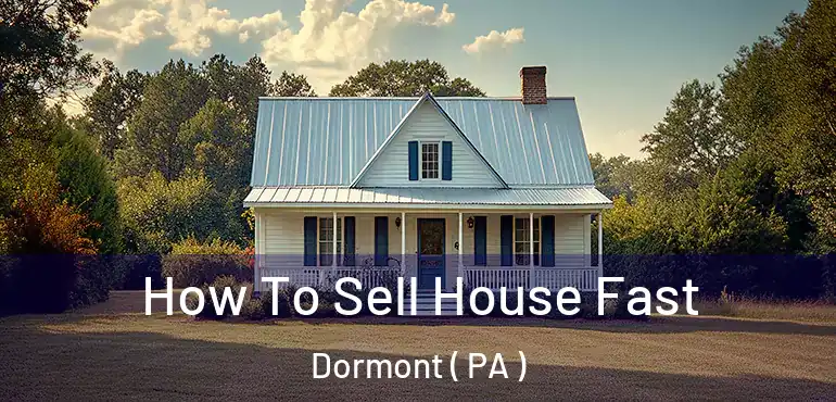  How To Sell House Fast Dormont ( PA )