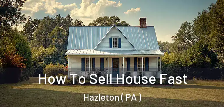  How To Sell House Fast Hazleton ( PA )