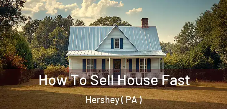  How To Sell House Fast Hershey ( PA )
