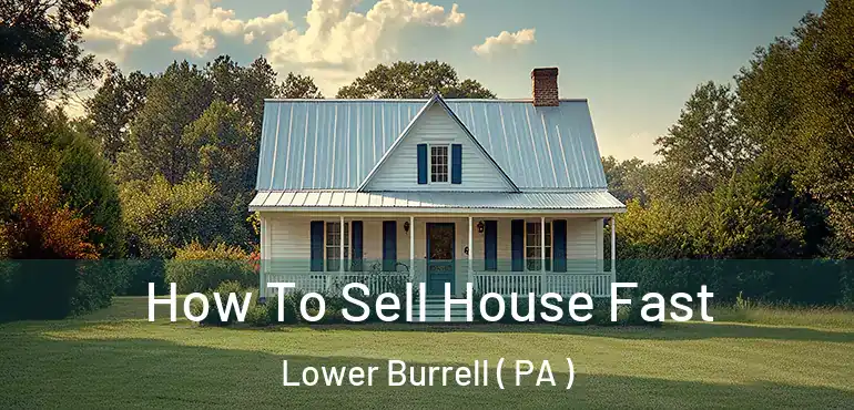  How To Sell House Fast Lower Burrell ( PA )