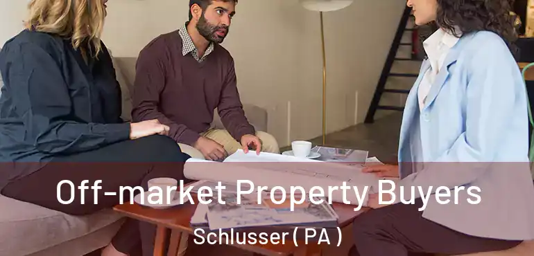  Off-market Property Buyers Schlusser ( PA )