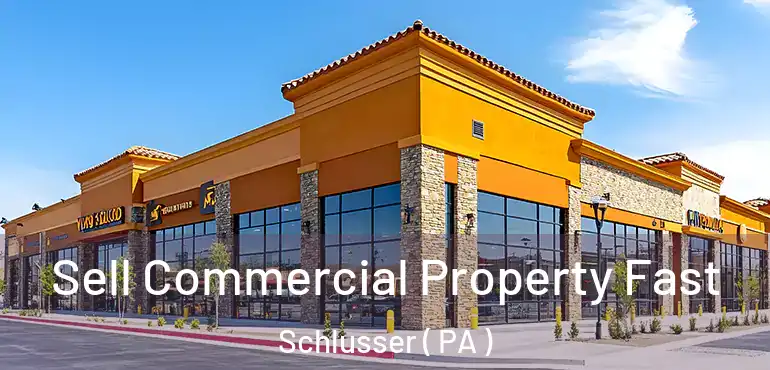  Sell Commercial Property Fast Schlusser ( PA )