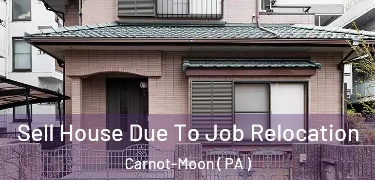  Sell House Due To Job Relocation Carnot-Moon ( PA )