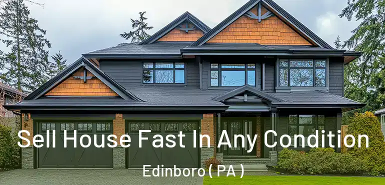  Sell House Fast In Any Condition Edinboro ( PA )