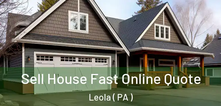  Sell House Fast Online Quote Leola ( PA )