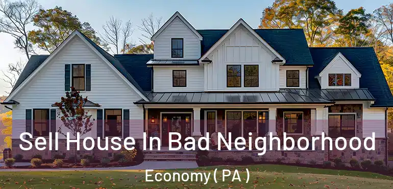  Sell House In Bad Neighborhood Economy ( PA )