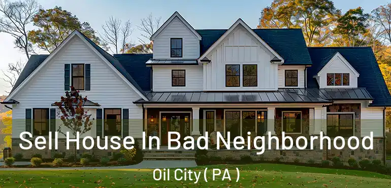  Sell House In Bad Neighborhood Oil City ( PA )