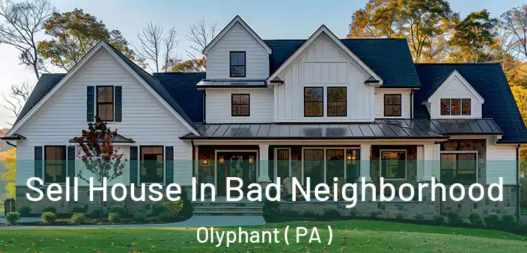  Sell House In Bad Neighborhood Olyphant ( PA )