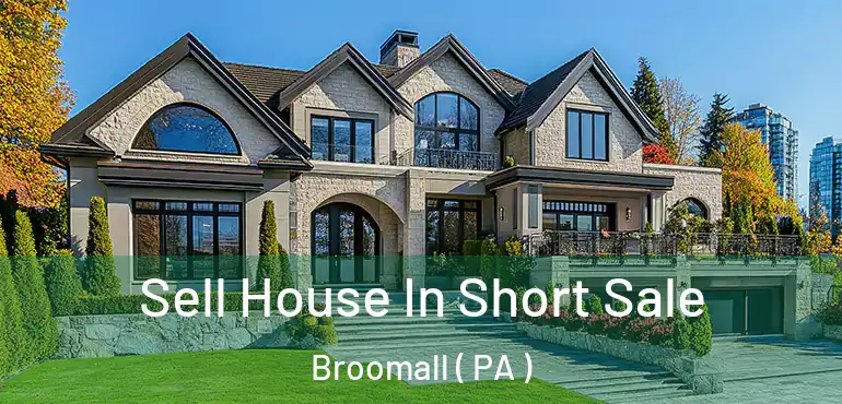  Sell House In Short Sale Broomall ( PA )
