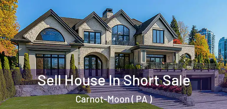  Sell House In Short Sale Carnot-Moon ( PA )