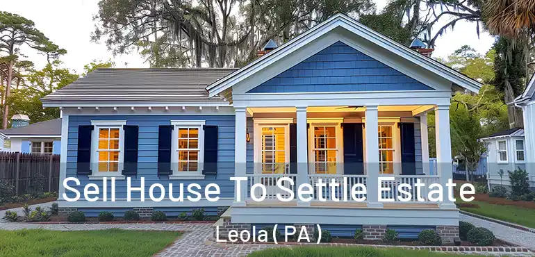  Sell House To Settle Estate Leola ( PA )