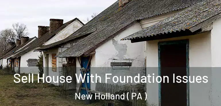  Sell House With Foundation Issues New Holland ( PA )