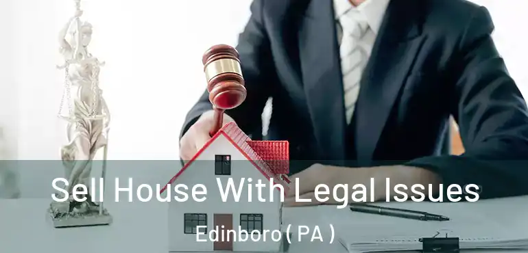  Sell House With Legal Issues Edinboro ( PA )
