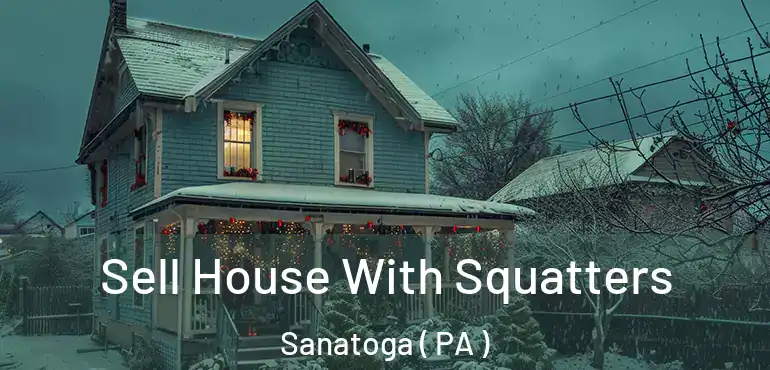  Sell House With Squatters Sanatoga ( PA )