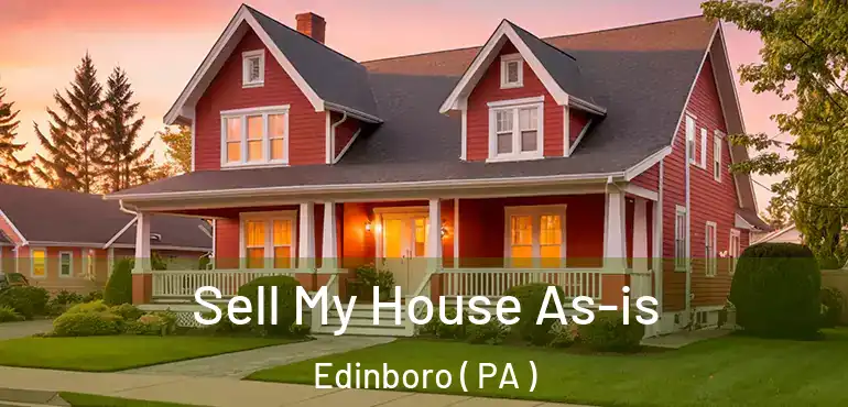  Sell My House As-is Edinboro ( PA )