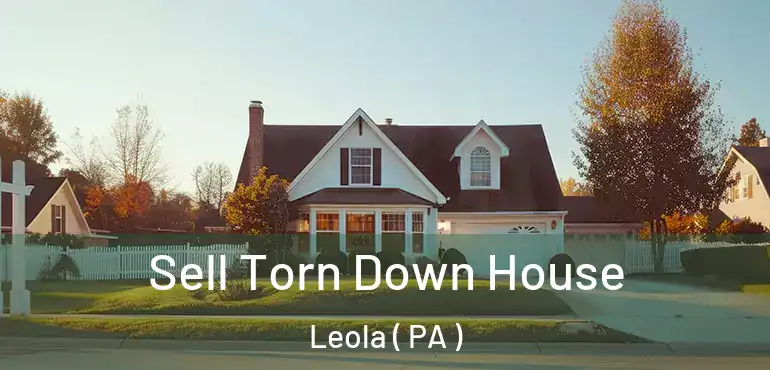  Sell Torn Down House Leola ( PA )