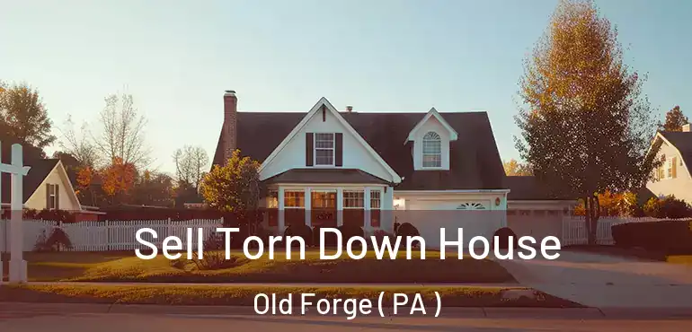  Sell Torn Down House Old Forge ( PA )