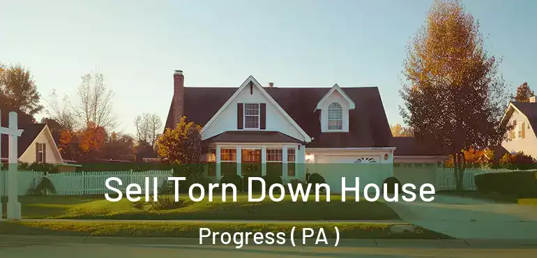  Sell Torn Down House Progress ( PA )