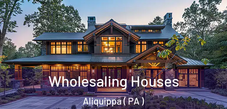  Wholesaling Houses Aliquippa ( PA )