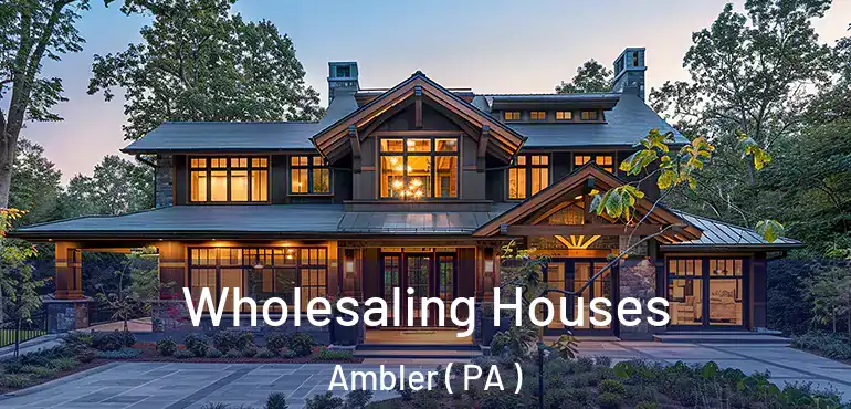  Wholesaling Houses Ambler ( PA )