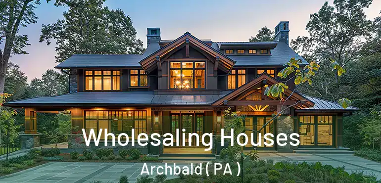  Wholesaling Houses Archbald ( PA )