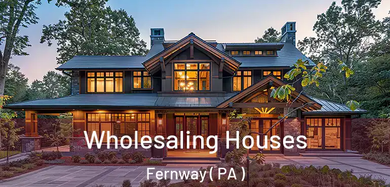  Wholesaling Houses Fernway ( PA )