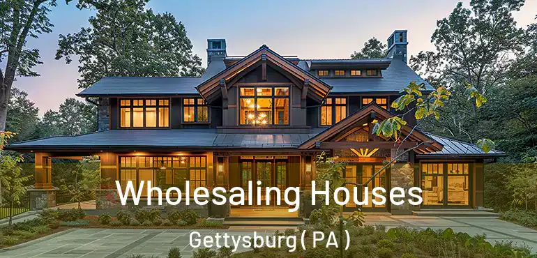  Wholesaling Houses Gettysburg ( PA )